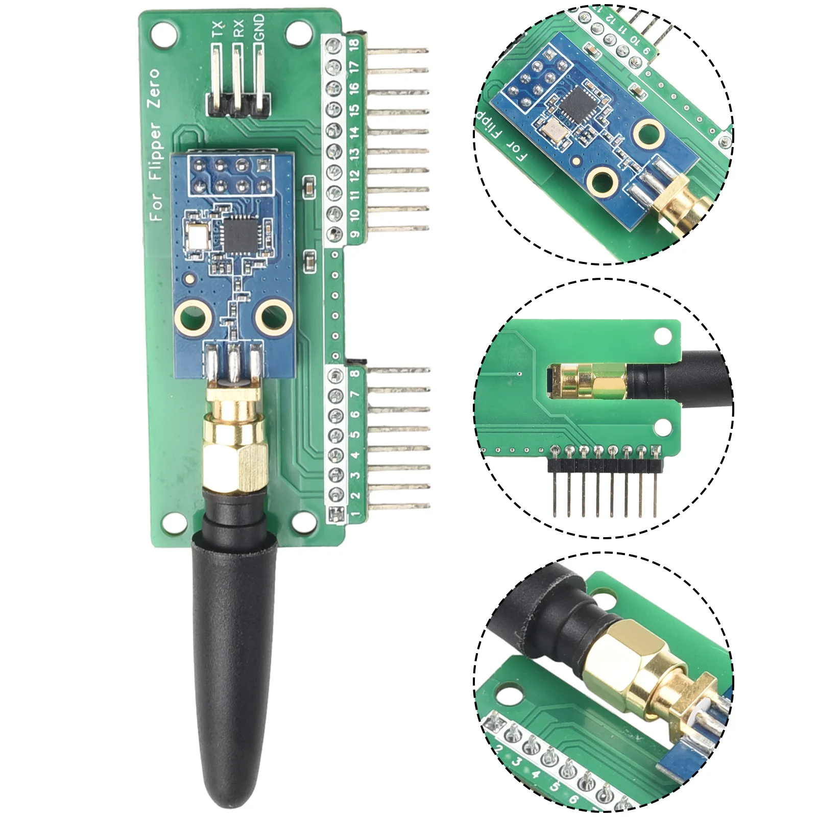 Фото Wi-Fi мультиплата NRF24 ESP32/NRF24 модуль макетная плата GPIO CC1101 модуль для переворачивания в нулевое положение №3