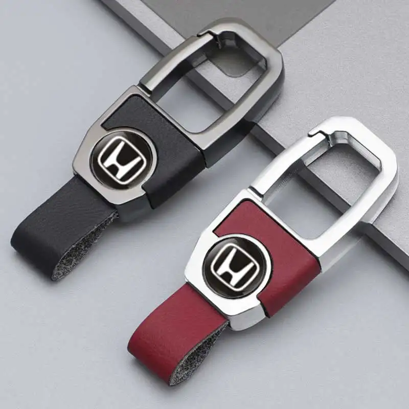 Автомобильный брелок с металлической пряжкой, подвеска для ключей для Honda ACCORD AMAZE BR-V CITY Civic INSPIRE Jazz VECT PASSPORT PILOT HR-V STREAM