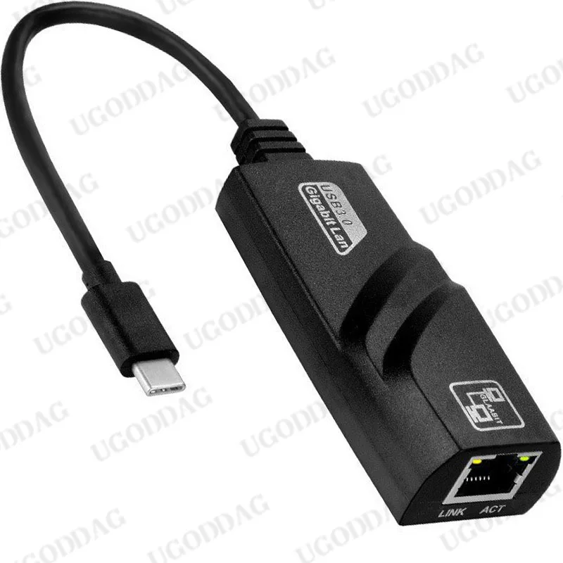 Фото 10/100/1000 Мбит/с USB 3.0 USB 2.0 Проводной адаптер USB TypeC к Rj45 Lan Ethernet RTL8153 Сетевая карта для ПК Macbook Windows Ноутбук №5