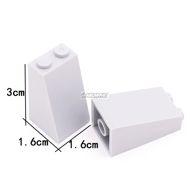 MARUMINE 100 шт. 2x2x3 наклон 75 ° высота фотоэлемент творческие DIY строительные блоки аксессуары россыпью 98560 3684 Рождественская игрушка (art.: 3920bf96ae27b) - 3920bf96ae27b