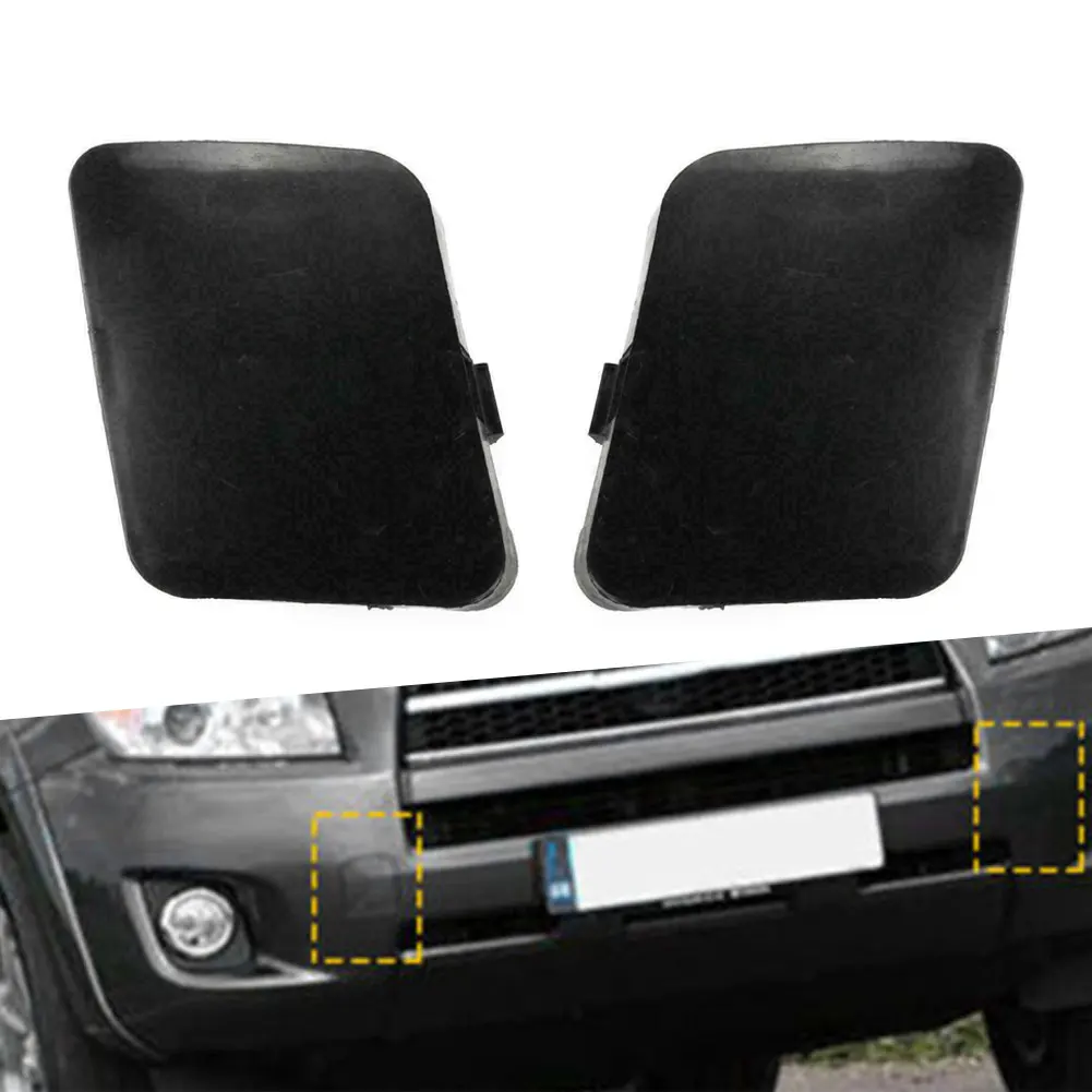 Фото Крышка фаркопа 53286-42931 ABS пластик 1 пара 53285-42930 ACA33 бампер для TOYOTA RAV4 2006-2008 левый и правый №3