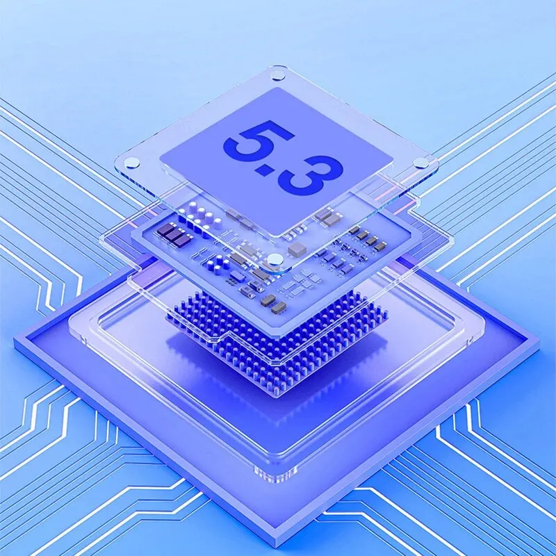 Фото Bluetooth 5,4 открытые беспроводные наушники с воздушной проводимостью, регулируемый ушной крючок, универсальные наушники с микрофоном для спортивной музыки, автомобильного звонка №5