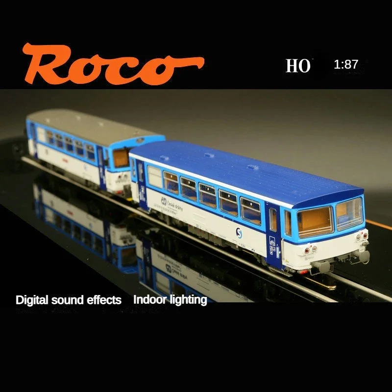 Модель поезда ROCO HO 1/87 70379 Чешский интергородский поезд 810 цифровой звуковой эффект рельсовый автомобиль игрушка с фотоэлементами