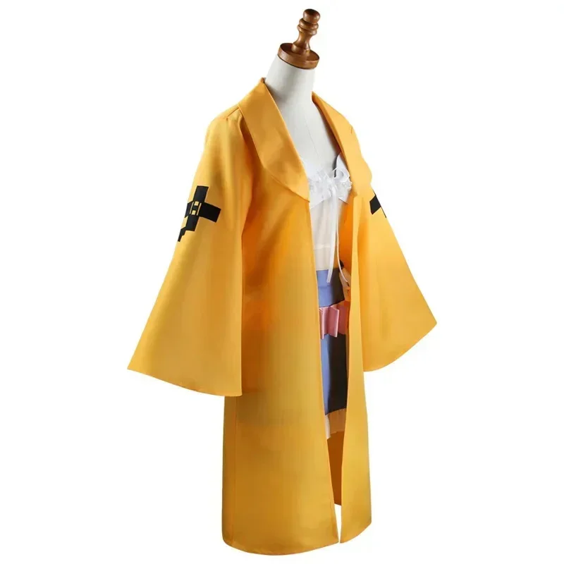 Фото UU9 Danganronpa V3 Angie Yonaga костюмы для косплея Zentai полный комплект униформа юбки плащ¥wE4 №4
