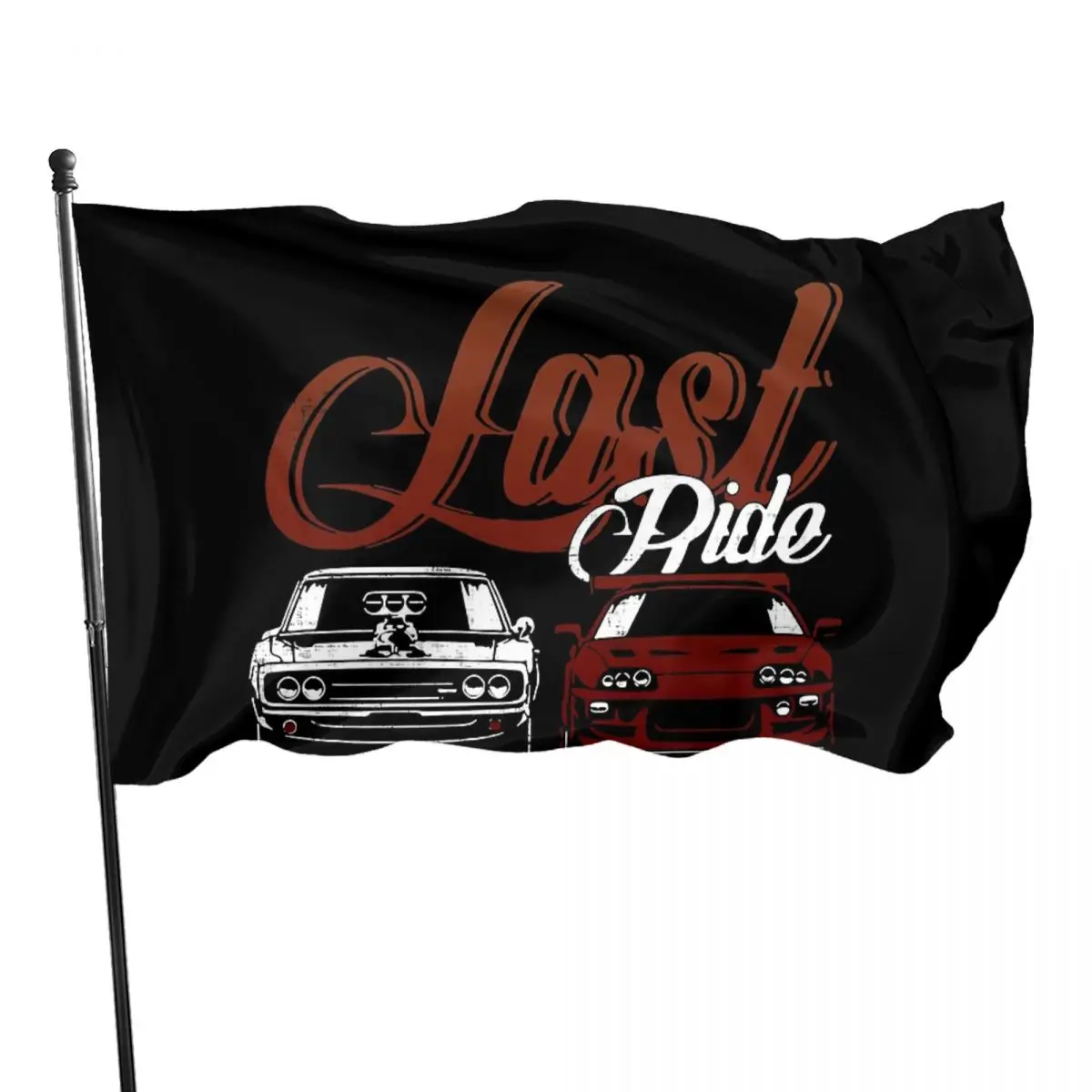 The Last Ride Paul Walker The Fast and the Furious Outdoor Banner забавные баннеры Harajuku the leisure All-match Home Decoration