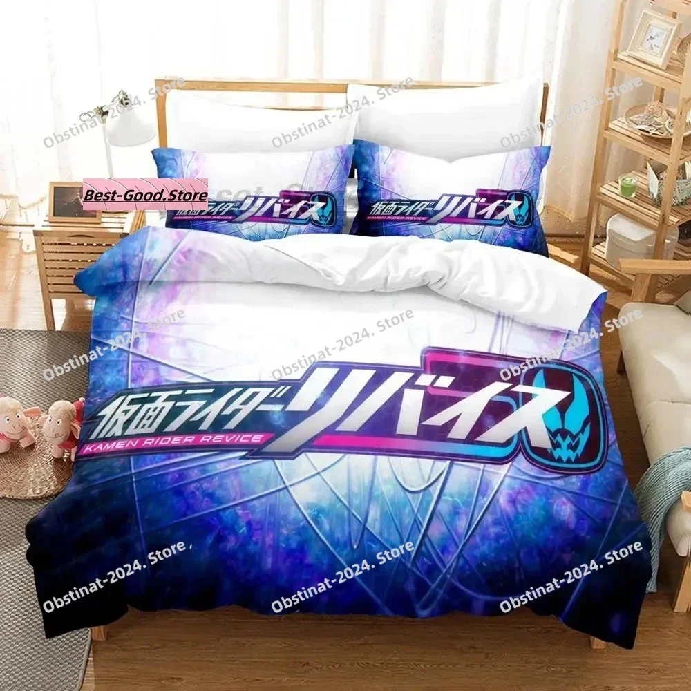 Kamen Rider REVICE Комплект постельного белья Single Twin Full Queen King Size Комплект постельного белья для взрослых и детей Наборы пододеяльников для спальни с 3D принтом Аниме игры