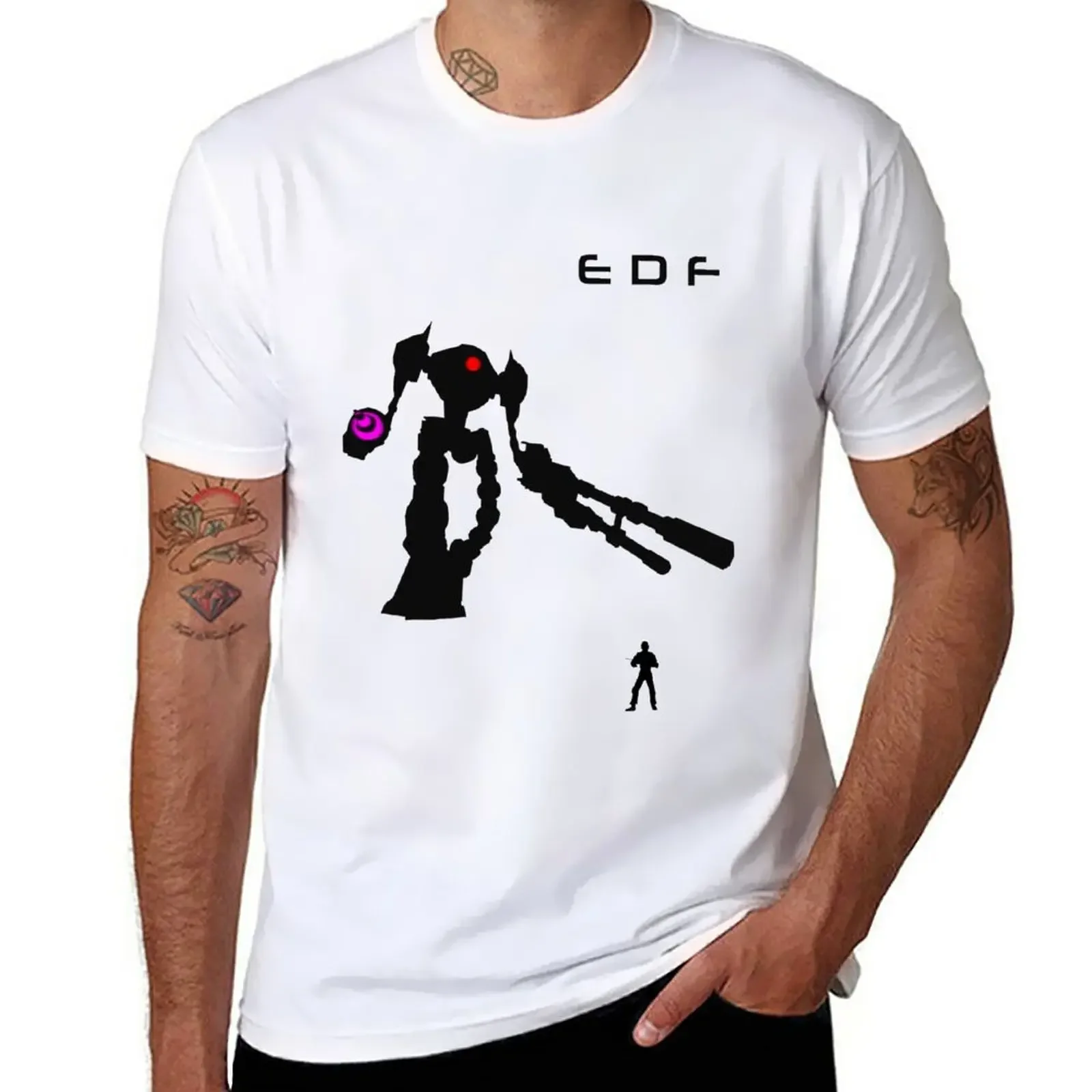 Футболка EDF, топы, эстетическая одежда, винтажная одежда, мужские футболки