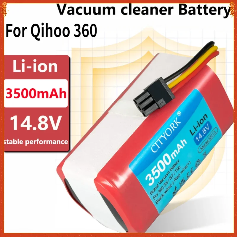 Аккумулятор для робота-пылесоса Qihoo 360 S5 S7 S7Pro T90 X9, 3500 мАч, 14,8 В, сменные аккумуляторы