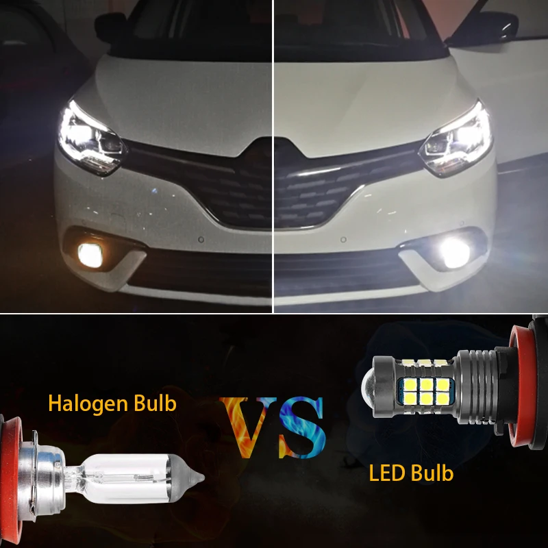 2 шт. светодиодные лампы автомобиля передние противотуманные фары для HYUNDAI VERNA 2014 2015 2016 2017 2018 2019 2020 аксессуары