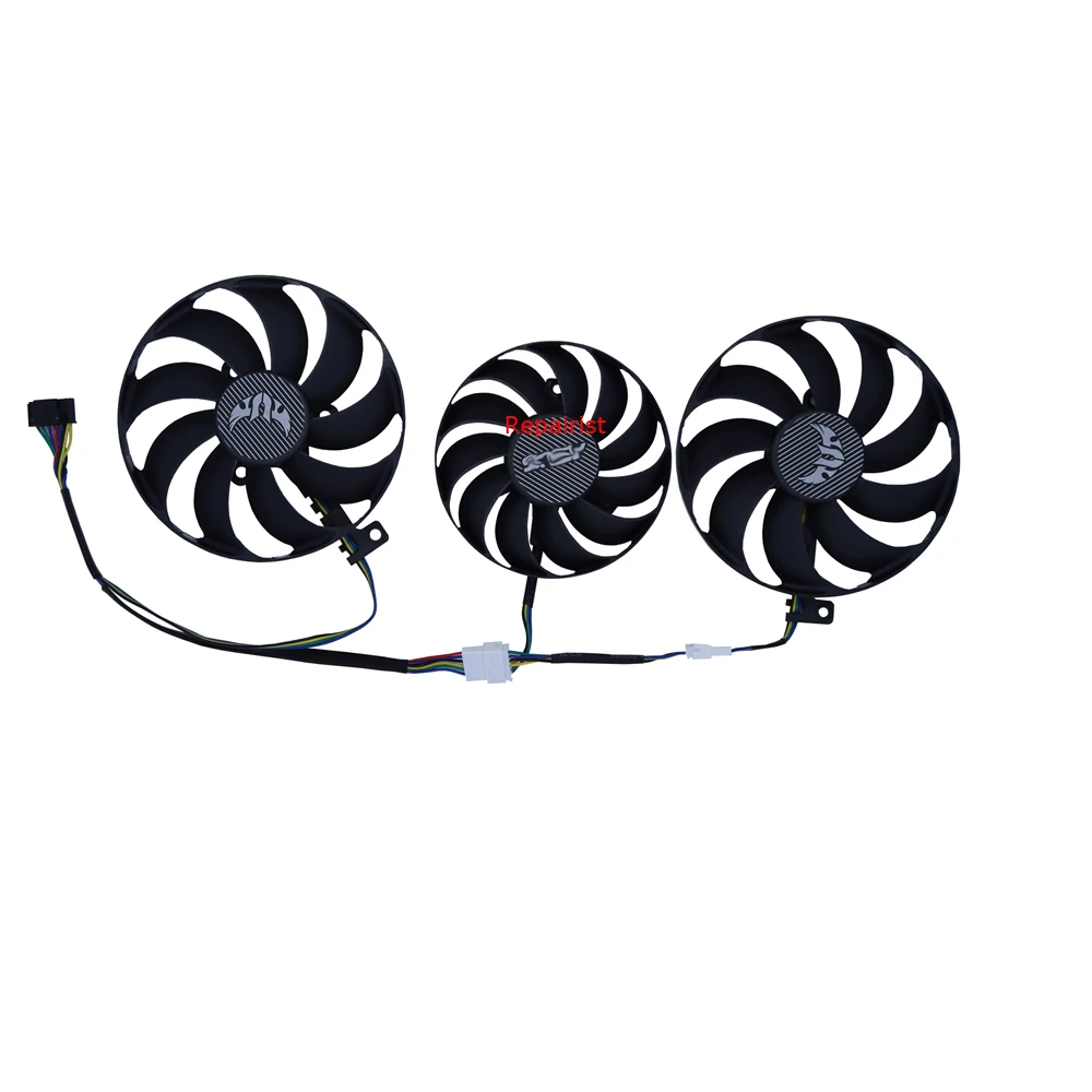 3 шт./комплект, охлаждающий вентилятор для видеокарты, для ASUS TUF3 RX 5700 XT OC 8G EVO GAMING,TUF3 RX 5600 XT 5600XT OC 6G EVO GAMING