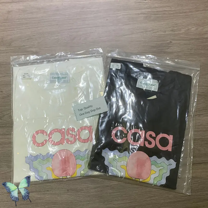 Kaus Касабланка Musim Panas Kaus Cetak Tenis Meja Katun Kualitas Tinggi for Pria Wanita Kaus Lengan Pendek Гавайский (art.: 3920c043d4d34) - 3920c043d4d34