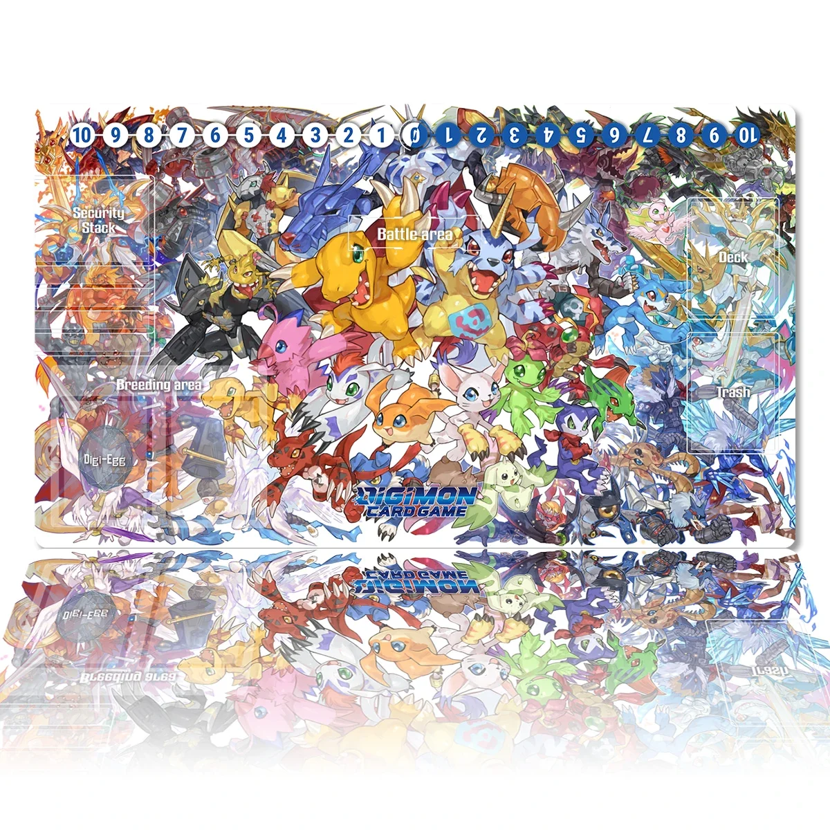 Digimon Playmat Gabumon Gomamon Agumon DTCG CCG Коврик для настольной игры Коврик для торговых карточных игр Аниме Коврик для мыши Резиновый настольный коврик Бесплатная сумка