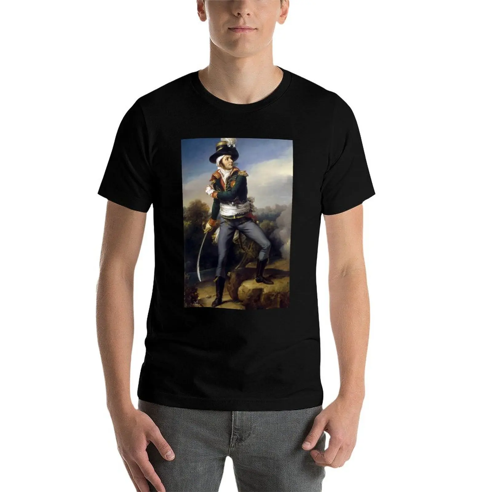 Фото Fran?ois de Charette (1816) - Paulin Guerin T-Shirt anime shirt Funny t-shirts clothes oversizeds mens t shirts pack №4