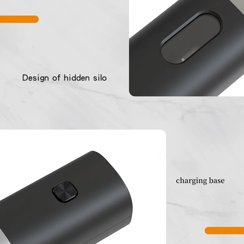 Фото Автоматическая мельница для перца, мельница для соль и перца, USB перезаряжаемая мельница для специй с регулируемой грубостью, со светодиодной подсветкой, шейкер для специй №5