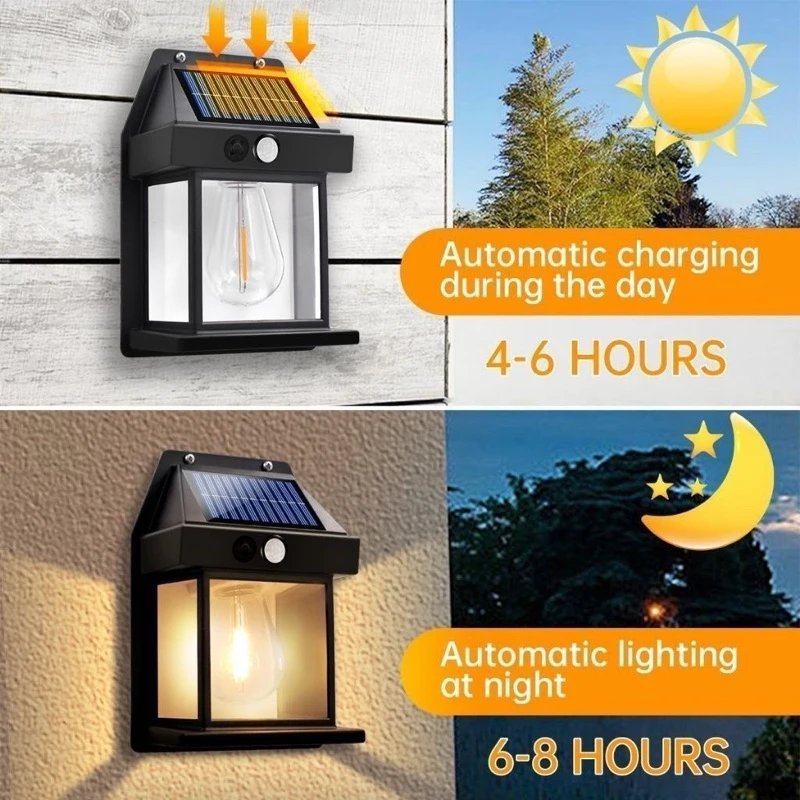 Lampu Солнечный датчик Lampu Dinding Водонепроницаемый настенный светильник Фонарь Уличные украшения Светильники Lampu Solar BK-888 (art.: 3920d175c89c6) - 3920d175c89c6