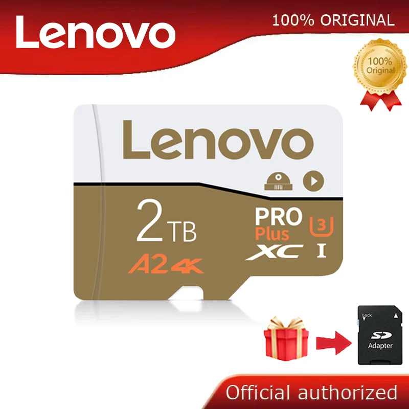 Micro TF SD-карта Lenovo Class10, SD-карта на 1 ТБ, класс 10, V30, высокоскоростная SD-карта для мобильных телефонов, UAV, широкая совместимость