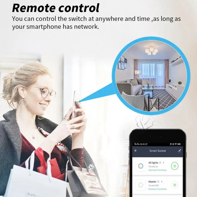 Фото Умная розетка с таймером и поддержкой Wi-Fi, 16 А №4