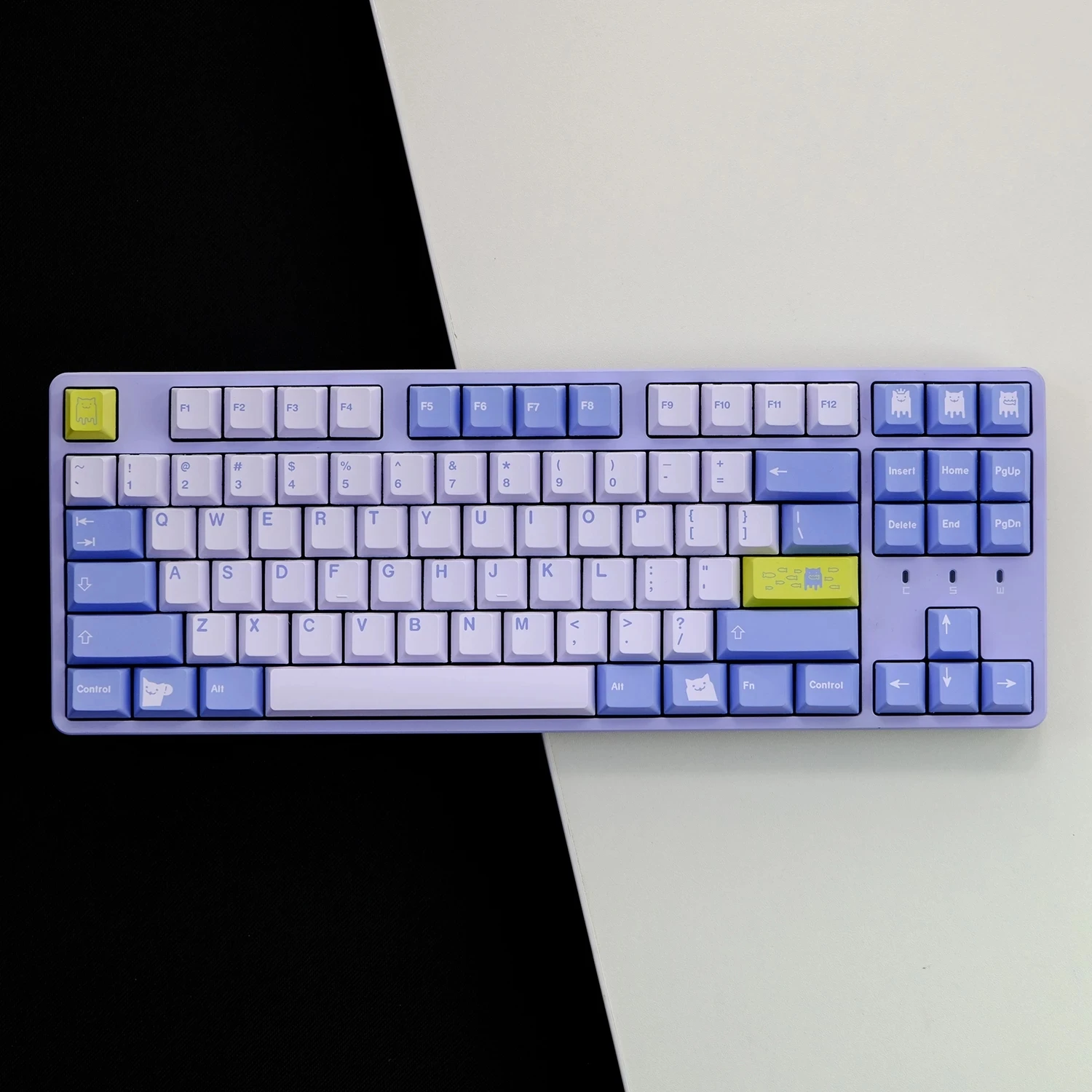 141-клавиш GMK Purple-ish колпачки для клавиш фиолетовый вишневый профиль PBT Dye Subbed Механическая клавиатура для переключателя MX со сдвигом 1,75U