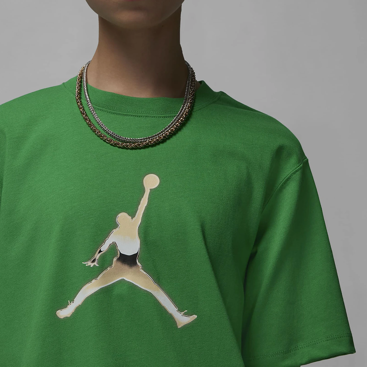 Фото Оригинальный продукт Nike Jordan, новая летняя женская модная футболка с принтом FJ2511-310 №3