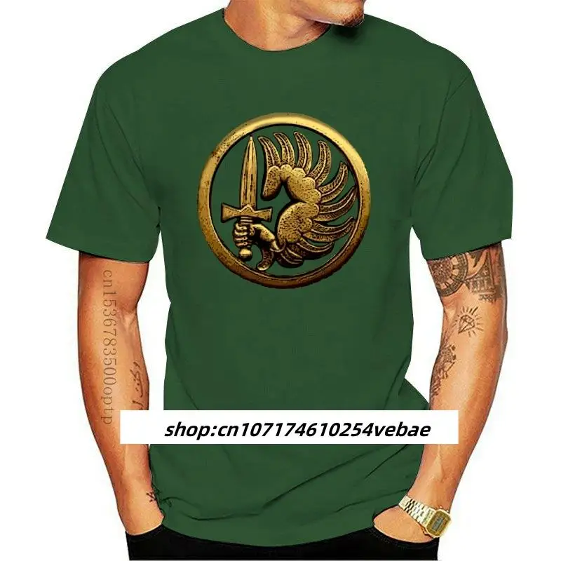 Kaus Para Legiun Asing Perancis Kaus Vintage Musim Panas Lucu Fitness Leher Keren Bulat Lengan Pendek Desain Pria