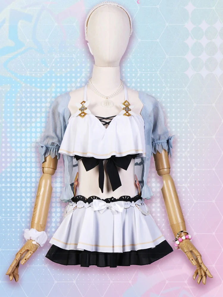 Фото В наличии! Honkai Impact3 Elysia Костюм красивый купальник для Cos Pink Miss Summer Fairy Косплей сексуальные женские купальники F №2