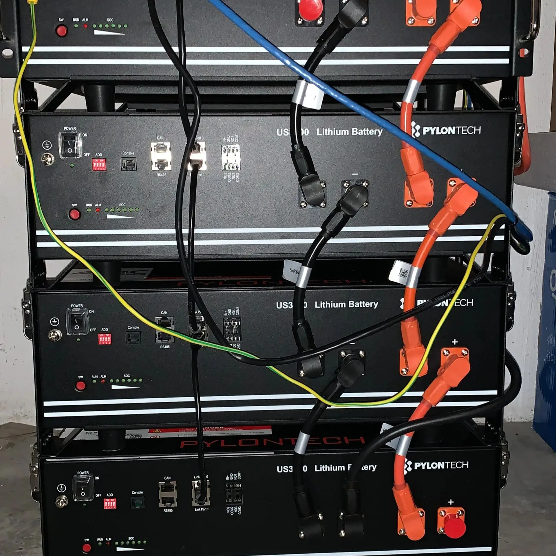 Фото Батареи Pylontech US2000C US3000C US5000C UP5000 CP2102 батарея прошивка BMS USB RS232 к RJ45 консоль кабель Kable №2