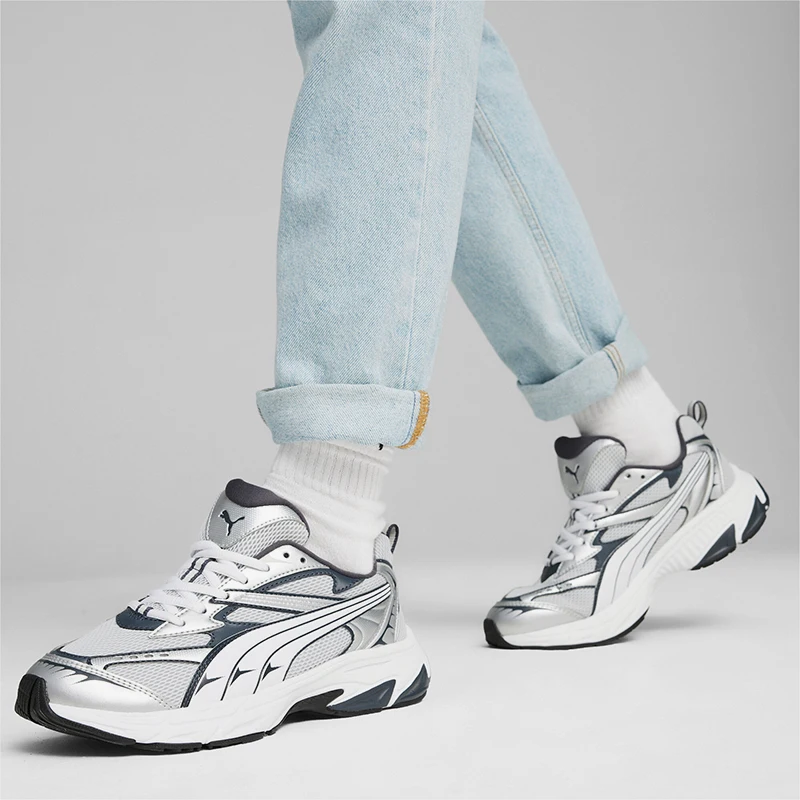 Puma, новинка 2024, дышащая сетчатая обувь унисекс на шнуровке, противоскользящая и амортизирующая повседневная обувь 392724-16