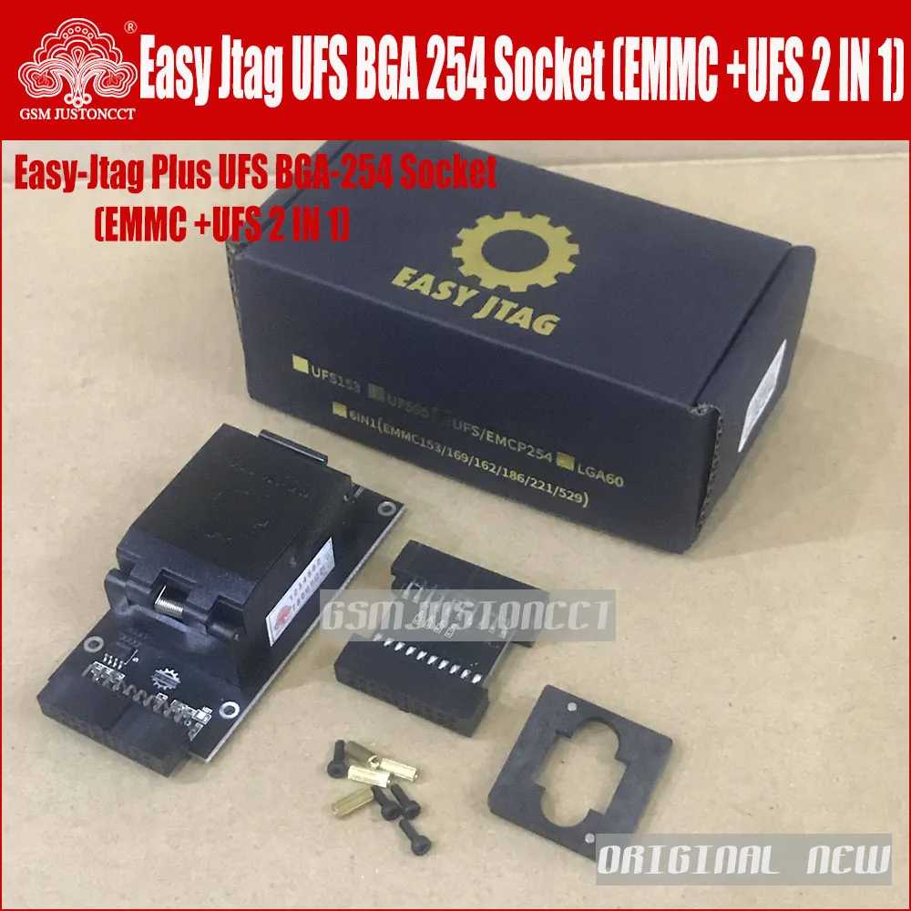 Новейший адаптер Easy-Jtag Plus UFS BGA 254 BGA 153, разъем BGA 95, с легкой работой JTAG PLUS BOX Телефоны и аксессуары