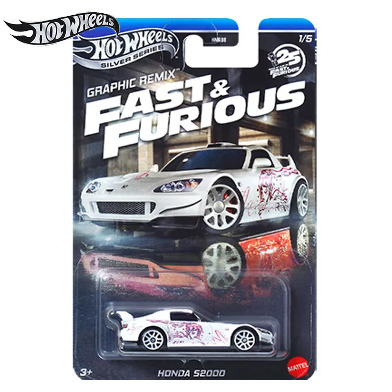 Фото Литая модель Hot Wheels Fast & Furious HNR88L в масштабе 1/64 Коллекционные автомобили: Honda S2000 Lancer Evolution VII Nissan Silvia S15 №3