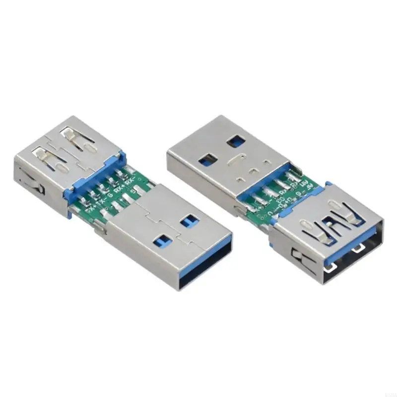 Фото Travel USB Мужчина -Женский адаптер с платой поддерживает передачу данных R58A №3