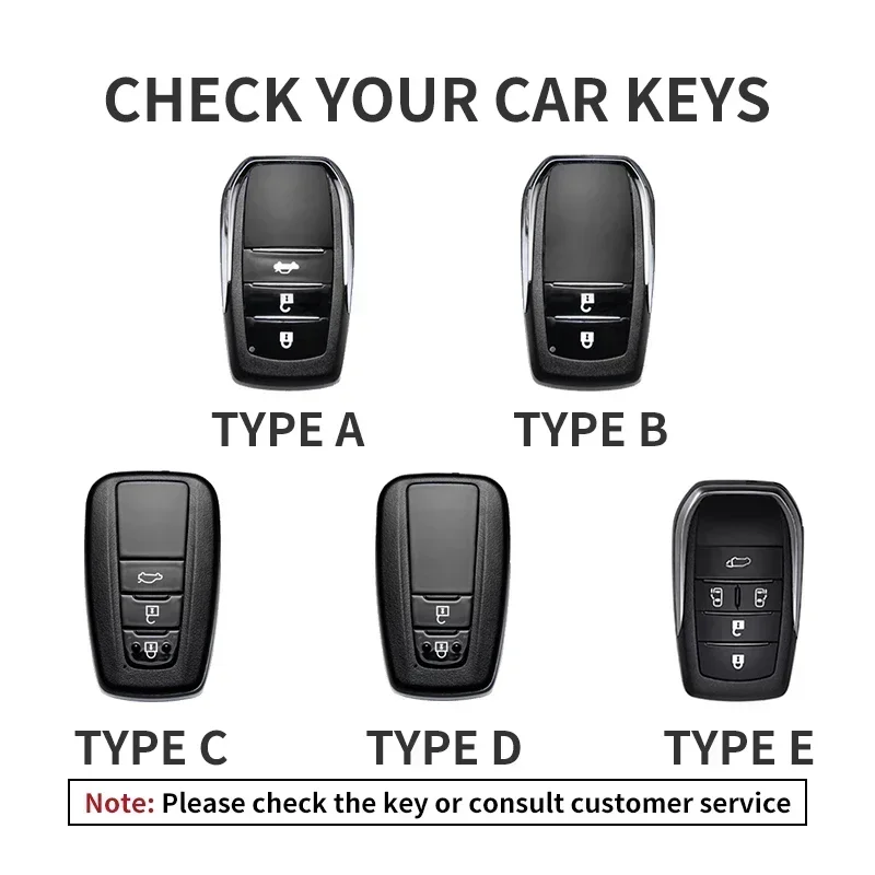 Фото Кожаный чехол для ключей от автомобиля, брелок для Toyota CHR Hilux Fortuner Land Prius Cruiser 200 Camry Corolla Crown RAV4 Highlander №3