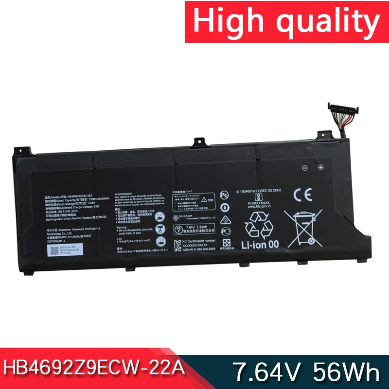 НОВЫЙ аккумулятор для ноутбука HB4692Z9ECW-22A для Huawei MateBook 14 2020 2021 KLVL-WFH9 KLVD-WFH9 MACHD-WFE9