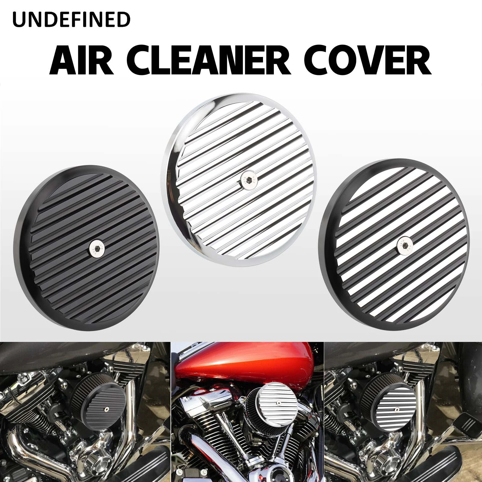 Воздухозаборный фильтр для мотоцикла, алюминиевая крышка с ЧПУ для Harley Touring Road King Street Glide Dyna Low Rider Softail Fat Boy