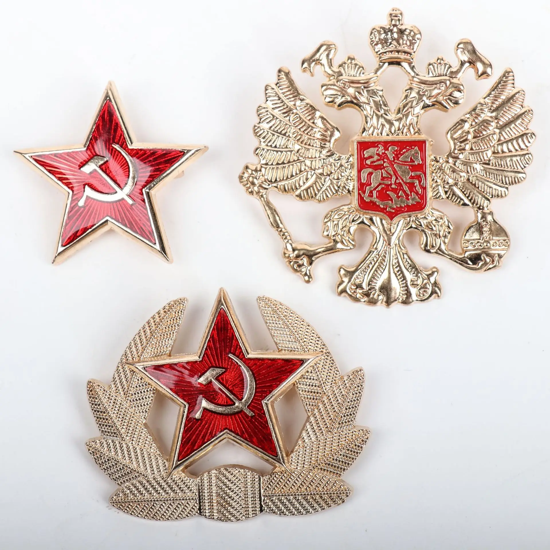 Советский серп-молот, значок, русский значок, пятиконечная звезда для шляпы Лей Фэн