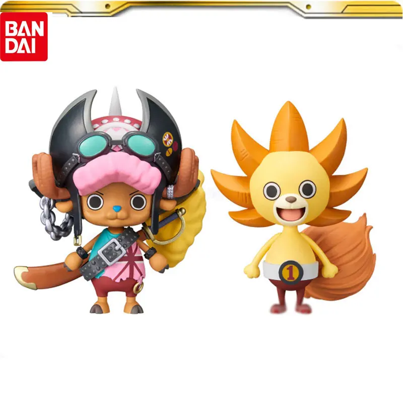 Bandai оригинальные аниме цельные фигурки Красный Тони Чоппер Солнечный ПВХ 8 см игрушка Коллекционная модель милые куклы Подарки