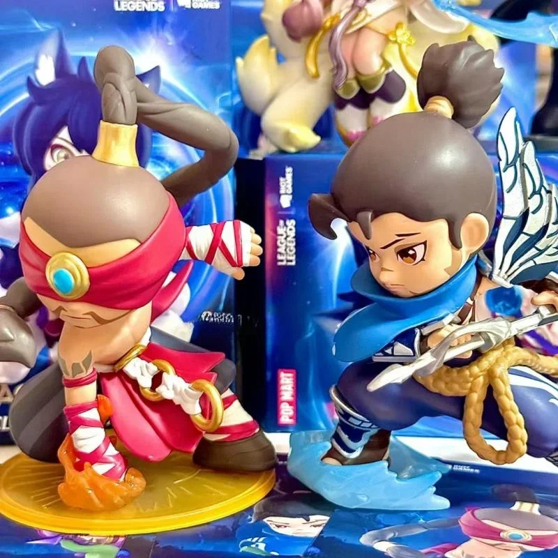 Фото Lol оригинальная Лига Легенд Mart Классическая серия персонажей Jinx Аниме Фигурка модель игрушка кукла подарок экшн Q-версия фигурки подарки №3