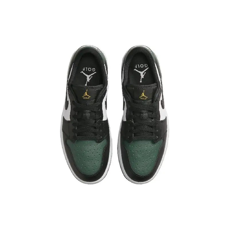 Фото Благородные Зеленые кроссовки Nike Jordan 1 в стиле ретро №4