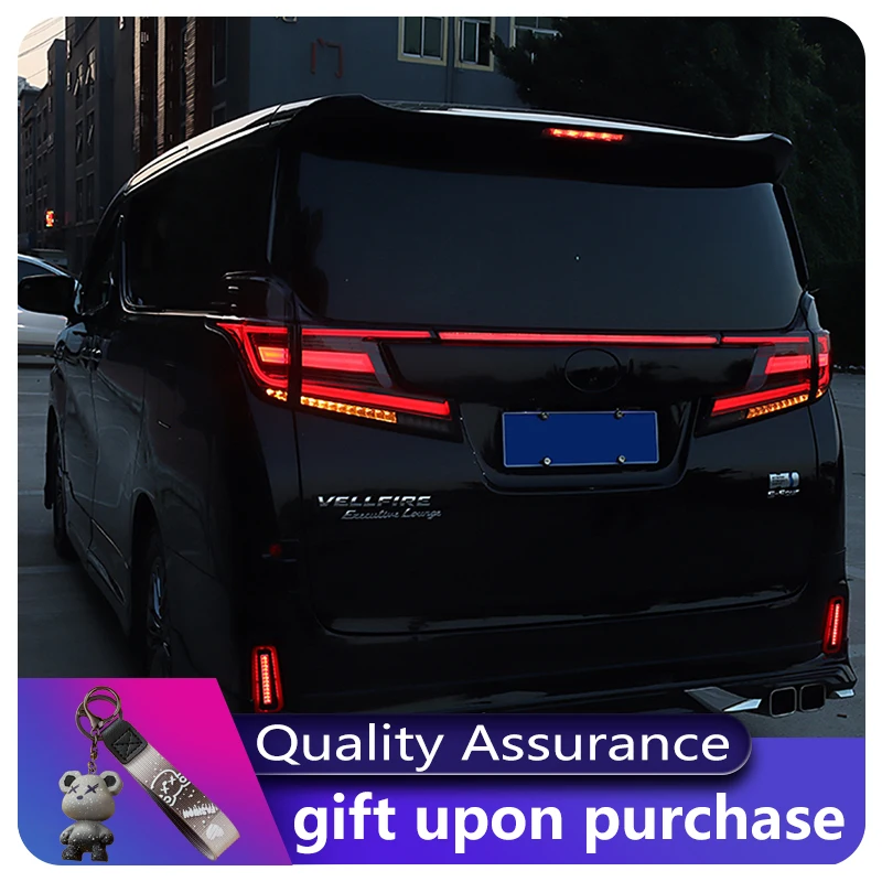 Фото Задний фонарь подходит для нового обновления Toyota, полностью светодиодный DRL Alphard 2015-2018, аксессуары для задних фонарей, тормозные инструменты в сборе №4