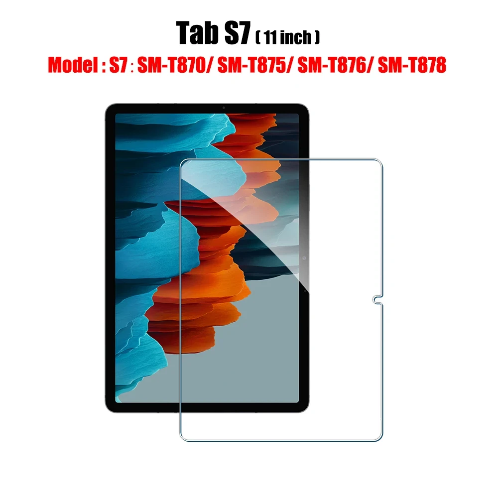 2 шт., Защитная пленка для Samsung Galaxy Tab S7, 11 дюймов