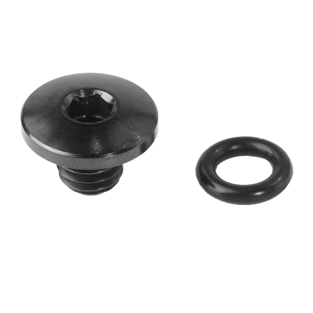 Фото Титановый винт M5 с уплотнительным кольцом для велосипеда Shimano XT/SLX/Zee/Deore & LX №3