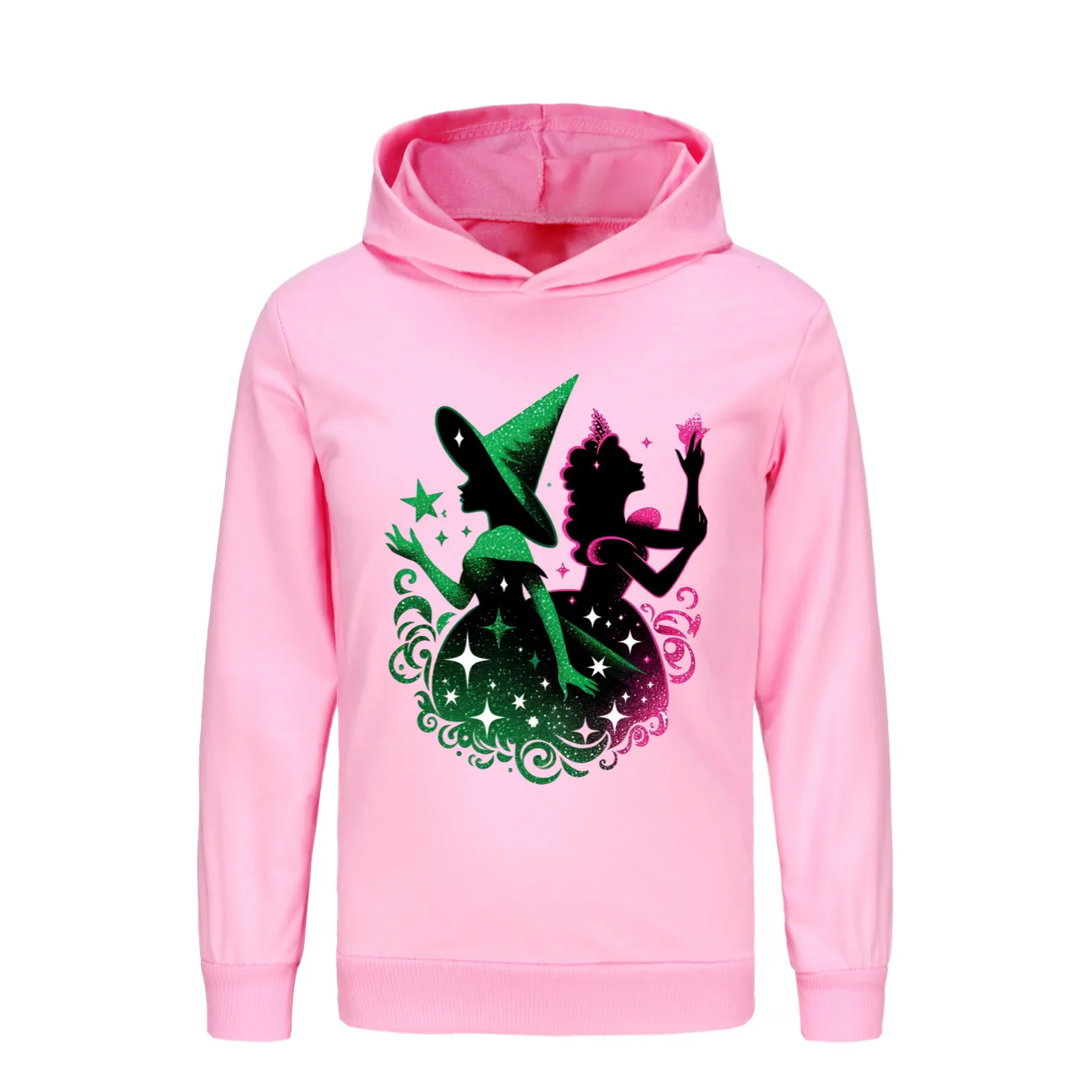 Фото The Musical Wicked's Print Hoodie Kids Graphic Sweatshirts Children Clothing Harajuku Pullover Autumn Boys Girls Fantasy Clothes №5