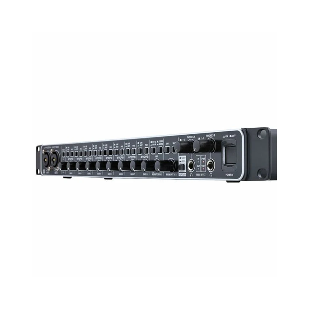 Звуковая карта Behringer U-Phoria UMC1820, аудиоинтерфейс USB 2.0 с 18 входами/20 выходами и 8 микрофонными предусилителями Midas, студийное музыкальное оборудование