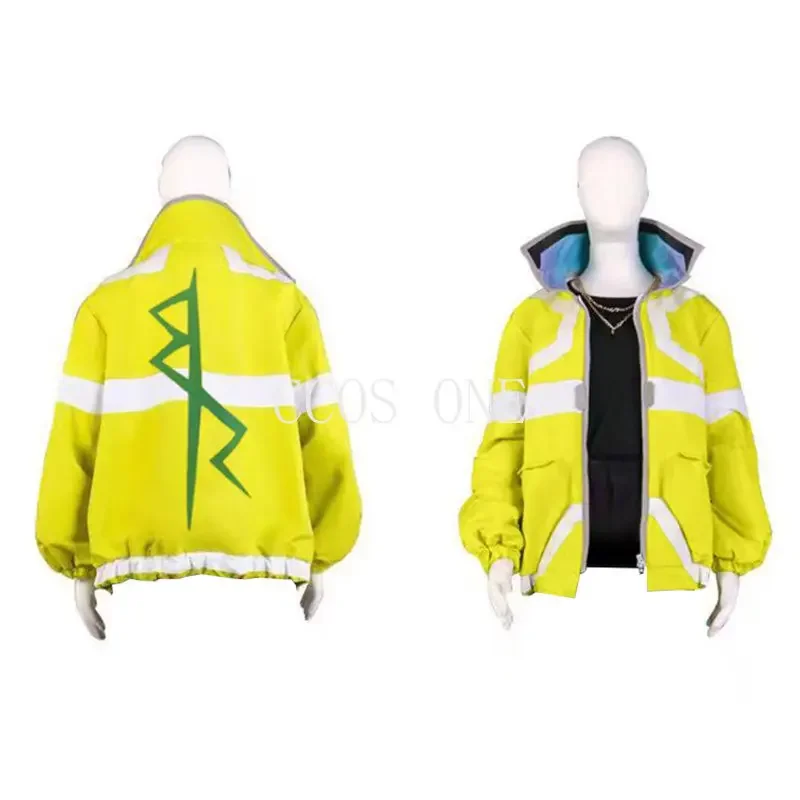 Фото Дэвид Мартинез киберпанк Edgerunners клиент Косплей Jaket Kerah Berdiri Толстовка Ritsleting каминная Dewasa Punk костюм для Хэллоуина №3