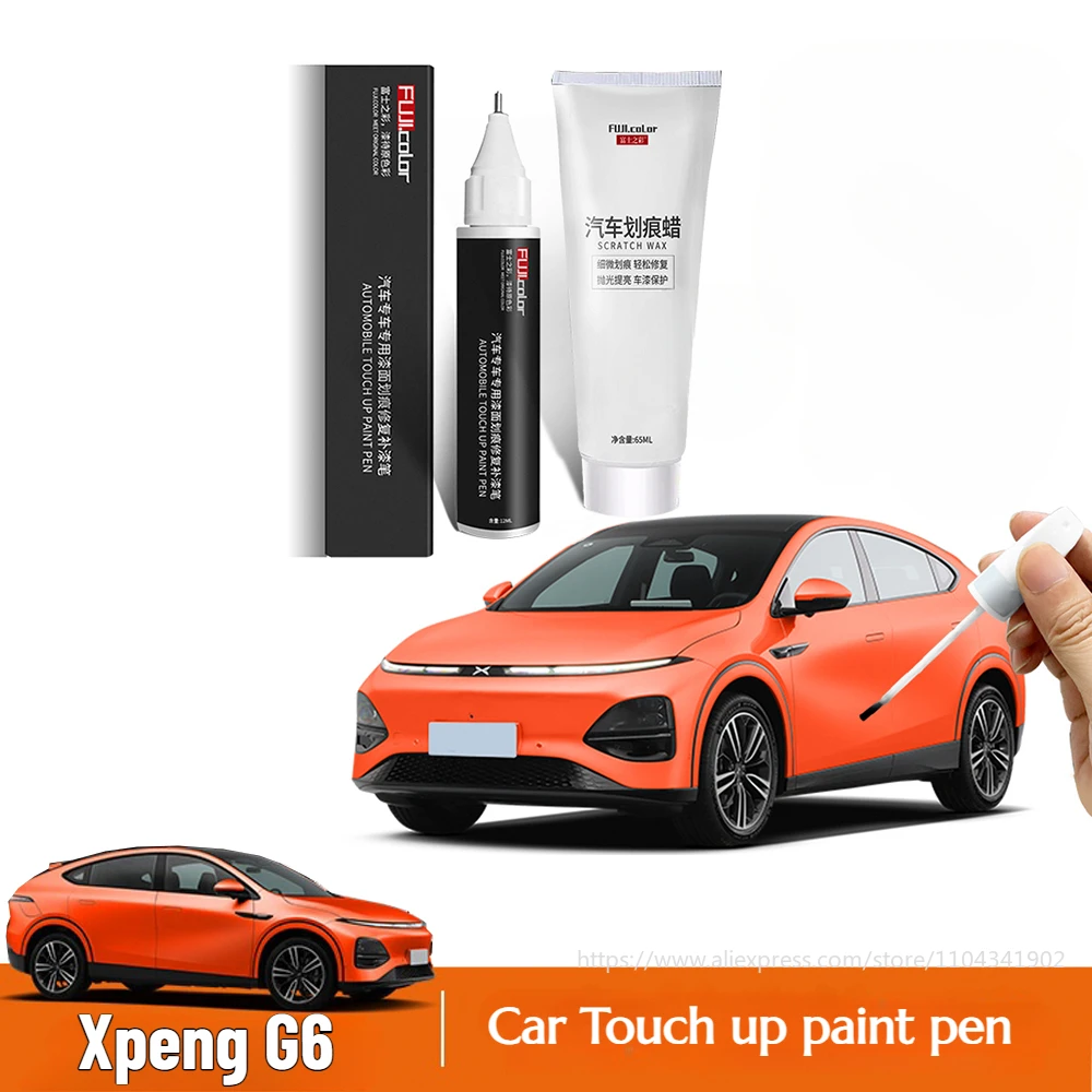 Для Xpeng G6 автомобильная ручка для ретуши белый серебристый Xiaopeng G6 автомобильные аксессуары модификация автомобильная краска ремонт царапин