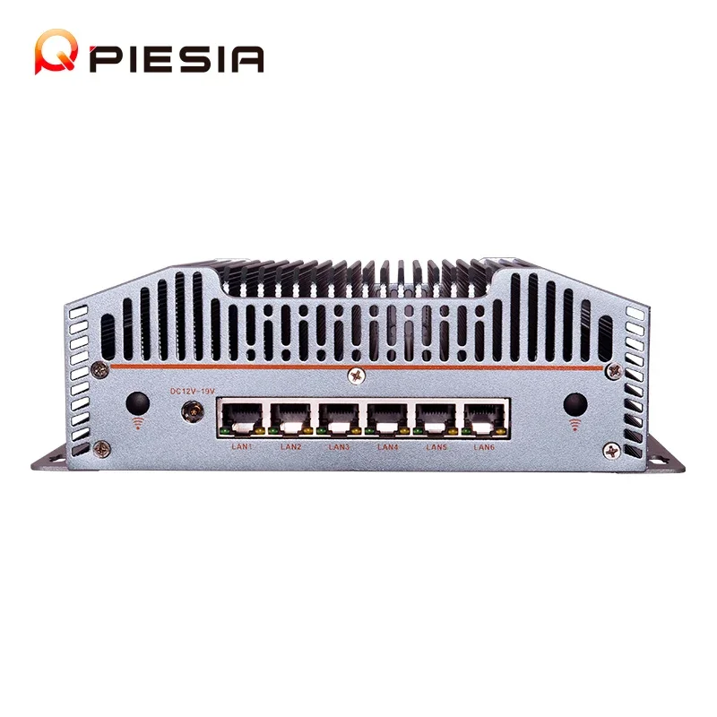 Фото Piesia 12-го поколения Core I5 I7-1360P 6 * LAN Network Security Промышленный мини-ПК 2 * DDR5 Pfsense Брандмауэр Мини-ПК для машинного зрения №4