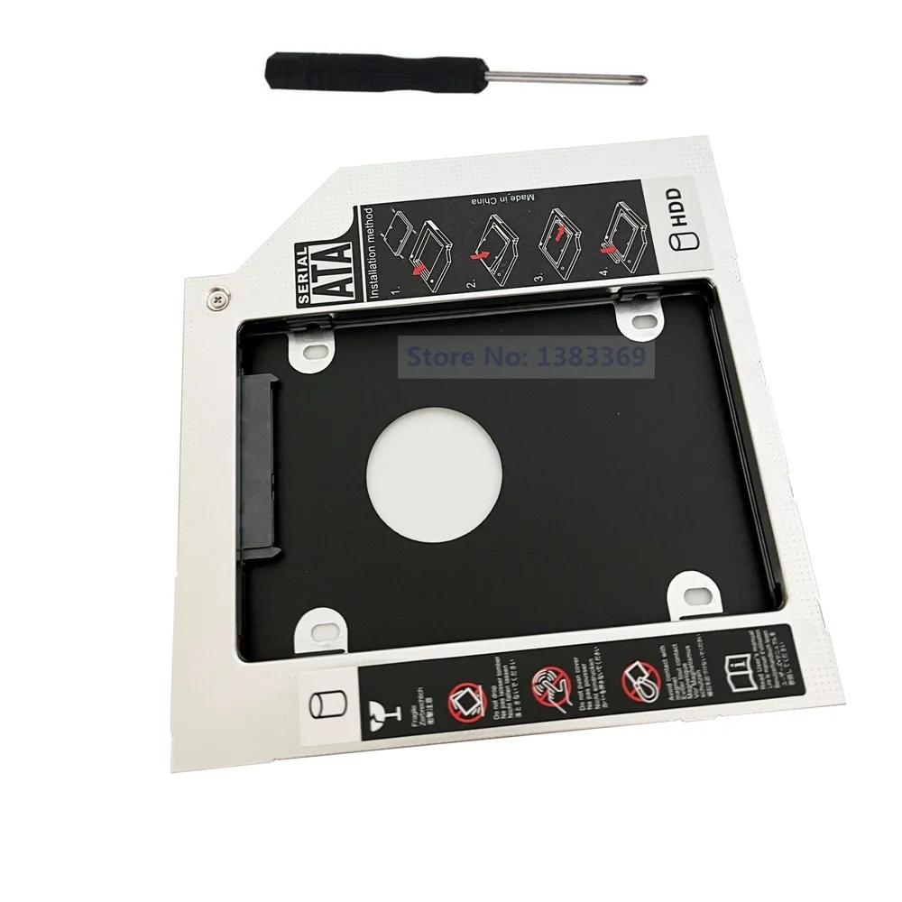 Фото Второй жесткий диск HDD, оптический отсек для Toshiba p50-c-13x P50-C-188 P70-B P845 P845T R835 R930 R935 C50D-A-13G Portege R30-A №4