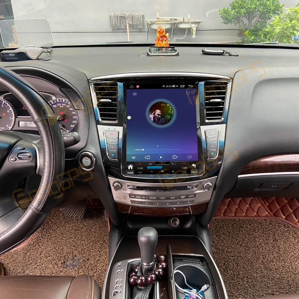 Фото Автомобильный радиоприемник Android 14, 12,1 дюйма для Infiniti QX60 2014-2020, мультимедийный плеер Tesla Scree, GPS-навигация, Wi-Fi, 4G, автомобильные аксессуары №3