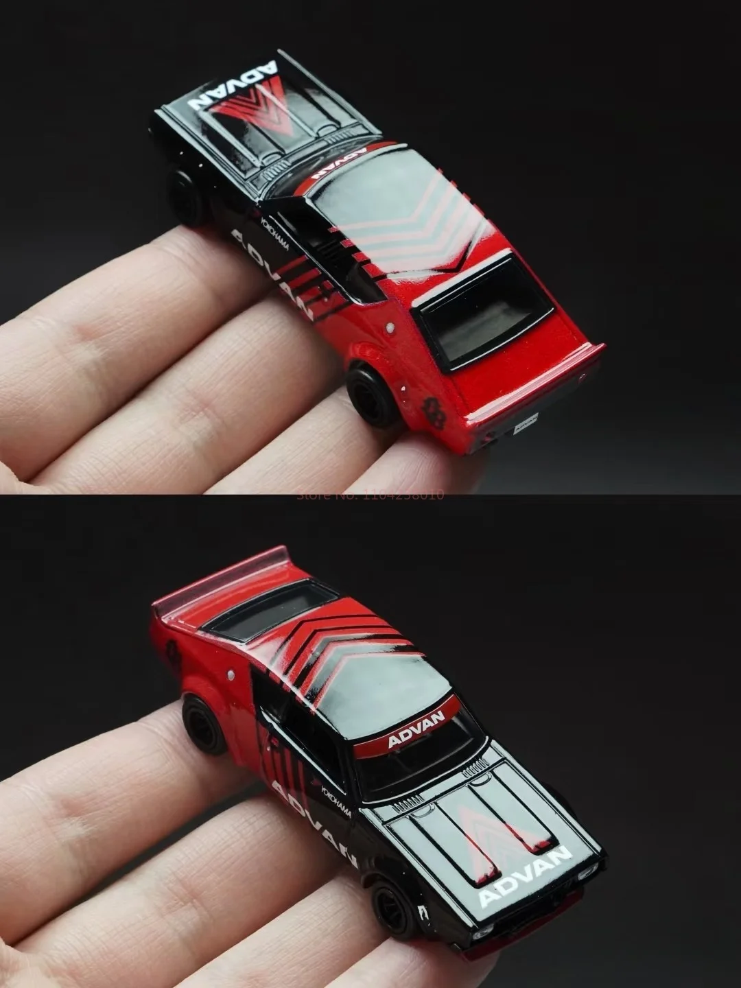 Фото Оригинальные Hot Wheels Premium Garage Advan Aero Lift Porsche 962 Nissan Skyline 1/64, литая под давлением модель автомобиля, коллекция игрушек Gmh39 №5