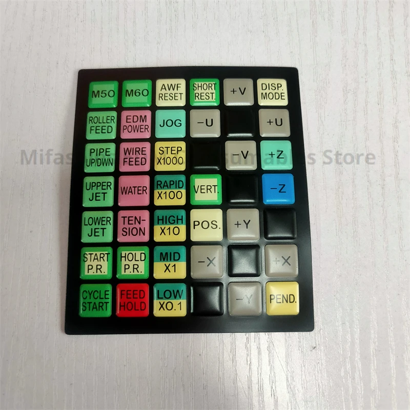 Лист мембранной панели управления EDM F16 A98L-0001-0992 # Панель управления клавиатурой E для обслуживания станков для резки проволоки с ЧПУ Fanuc