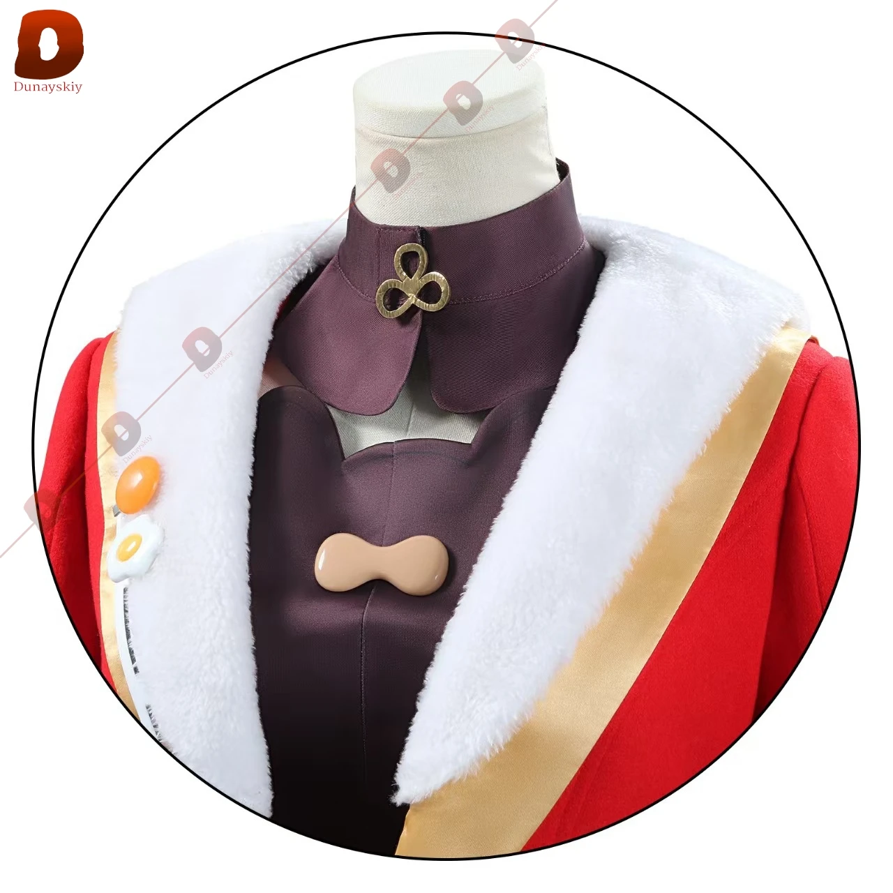 Фото Genshin Impact Xiangling Cosplay Costume Wig Uniform Suit Hat Hairpins Bag Accessory XS-3XL Halloween Party RolePlay Adult Women №5